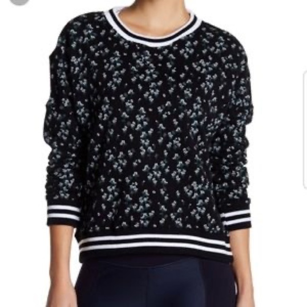 Betsy Johnson Floral Performance Sweatshirt